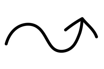 手描きの矢印10