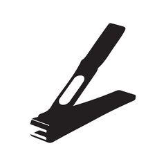 Nail Clipper Silhouette Vector Illustration