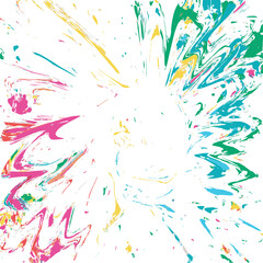 Obraz premium background with butterflies and flowers