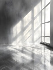 Obraz premium A background of plain white with a single diagonal slash in light gray.