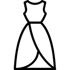 Gown  Icon Pack Set – High-Quality Vector Icons for Fashion Design