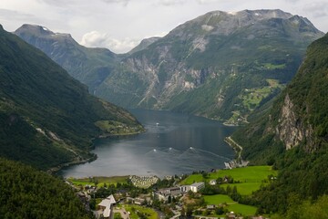 Obraz premium geiranger Fjord in Norway 