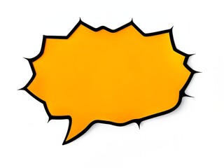 Colorful Speech Bubble Comic Illustration