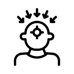 vision board line icon