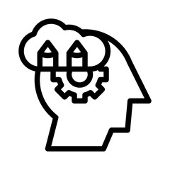 vision board line icon