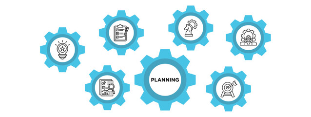 Performance Management Banner Vector Concept with Icons for concept,analysis,checkliat,leadership,strategy,goals