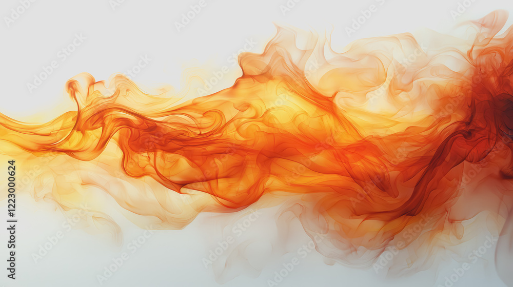 Poster red and orange smoke background creating a vibrant and dynamic atmosphere suitable for various creat