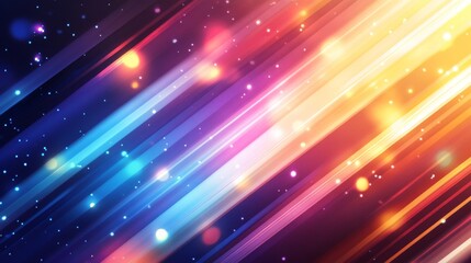 Obraz premium An abstract background featuring a financial graph with diagonal lines and glowing data points, emphasizing the concept of investment growth and opportunity