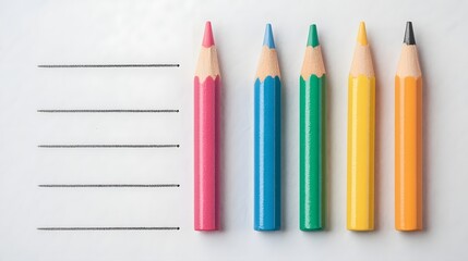 Pencils Representing Testing Phases in Project Development to Identify and Resolve Errors Early