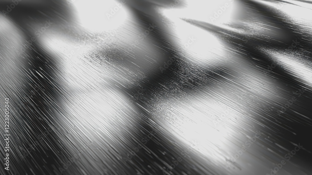 Poster black and white photograph featuring a blurry background with soft focus and light contrast creating