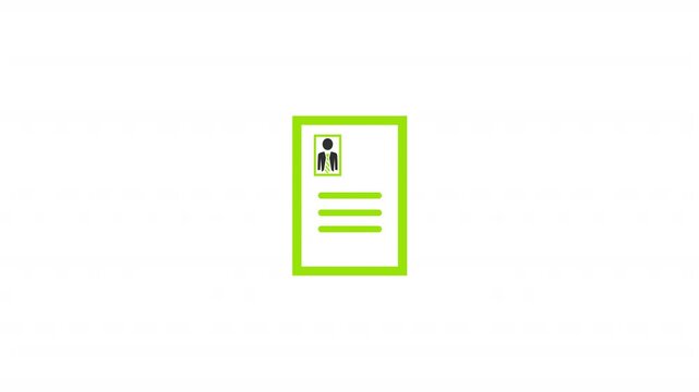 Curriculum Vitae Vector Icon