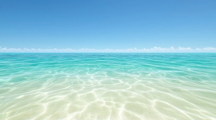 Clear Turquoise Ocean Water