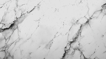 Obraz premium White marble wallpaper featuring a unique black and white paint pattern creating an elegant and modern design for interior decoration