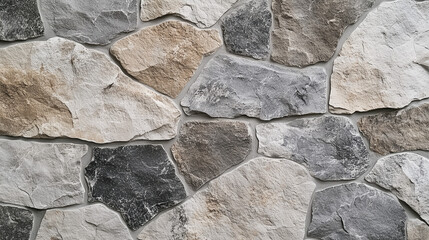 The texture of the masonry