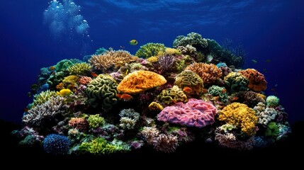 Vibrant Coral Reef Underwater