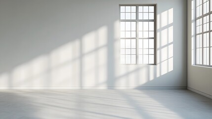 Bright and Airy Room with Efficient Energy Concept in 3D