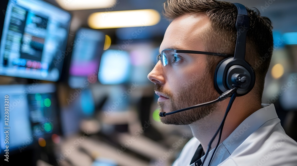 Aufkleber technician navigating standard operating procedures in real-time using voice-activated device