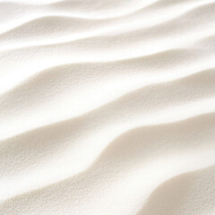 White sand texture with delicate ripples creates serene and calming atmosphere, perfect for beach or nature themed projects