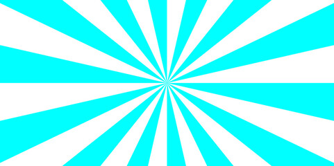 Retro abstract explosion blue vintage ray sunrise star sunbeam texture background. vector illustration circle light banner cartoon add design.	