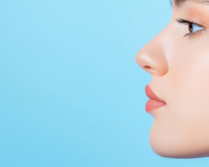 Nose close-up highlighting pores and uneven tone
