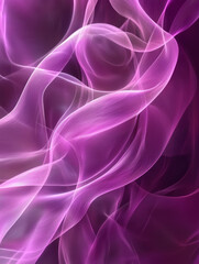 Obraz premium Abstract Purple Flowing Fabric.
