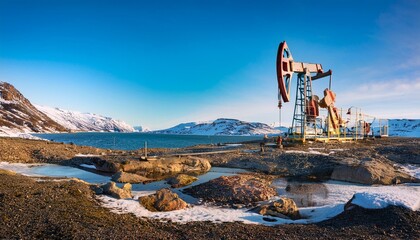 Oil Rig in Greenland