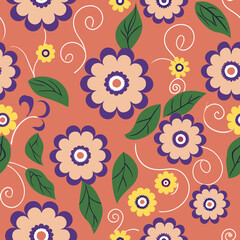 floral pattern with beautiful background
