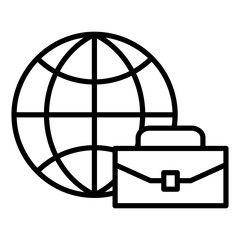 international business vector icon