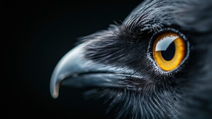 Soft focus close-up emphasizing crow feet near the eyes
