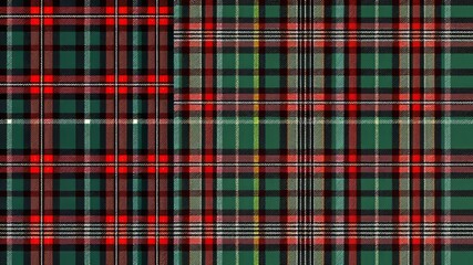 Obraz premium Seamless Tartan Patterns - Bold & Bright