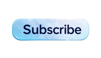 Subscribe Button Design:  A  Celestial Blue  Digital Button Graphic