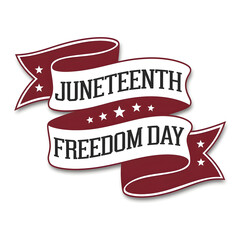 Obraz premium Juneteenth Freedom Day Celebrating