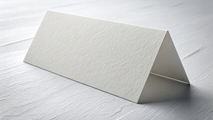 Paper Table Card, Horizontal. 
