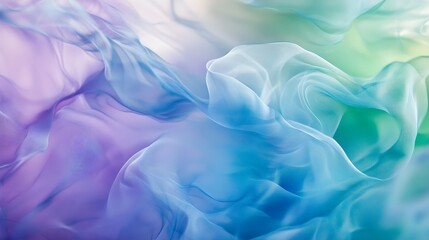 Fototapeta premium pastel blue purple and green silk fabric texture