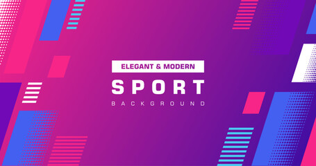 Abstract geometric background. Creative sport background. Purple pink background with geometry element. Simple geometric background.
