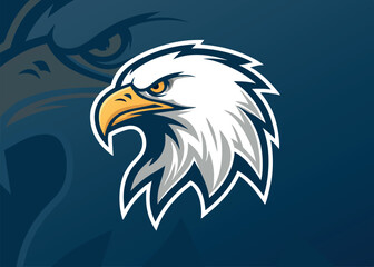 eagle-head vector -eagle-logo-symbol---gaming-logo-elegant, eps 