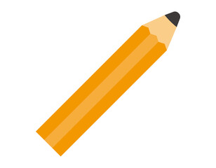 かわいい鉛筆のイラスト　文房具アイコン
