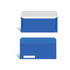 Envelope Dieline template, With 3D Box, Size 9.5 x 4.125 in, Vector File