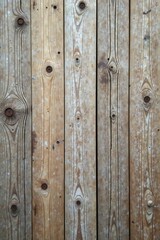 Fototapeta premium Rustic Weathered Wood Planks A Detailed Texture of Aged Timber Showing Knots and Grain