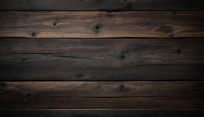 Naklejka premium Dark Brown Rustic Wooden Texture Background Image