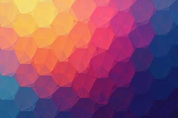 Fototapeta premium Subtle gradient hexagon pattern, minimalist style, wallpaper, shape, simple