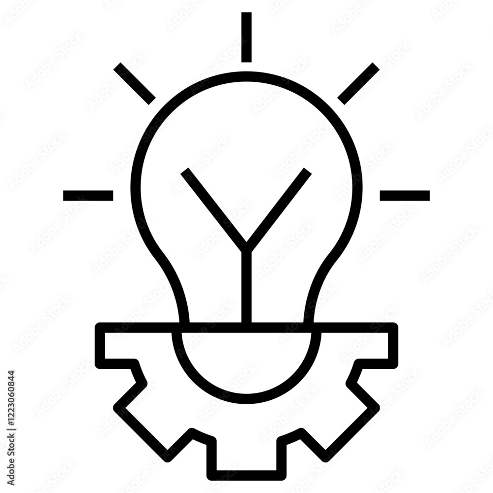 Poster develepment solution vector icon