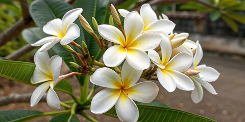 Fototapeta premium plumeria flower