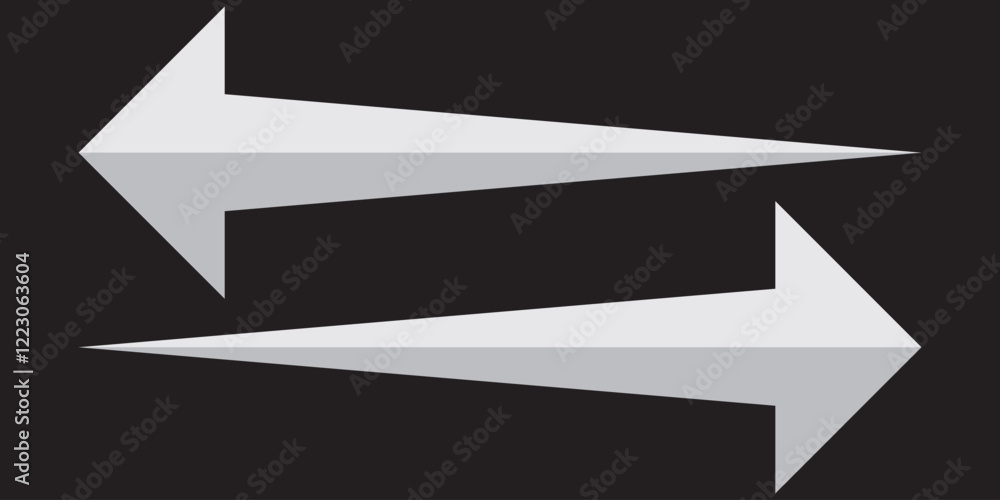 Poster print long arrow. black arrow pointing right. black large arrow pointing right. bold thine long arro