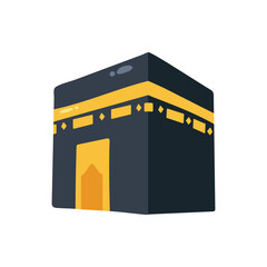 Kaaba vector icons. Perfect for Ramadan presentations, advertising, and Islamic social media content.