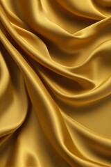 Obraz premium a close up of a golden silk fabric with a very long pattern