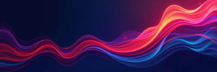 Obraz premium Abstract shapes, swirling lines, dark background, flowing, paper