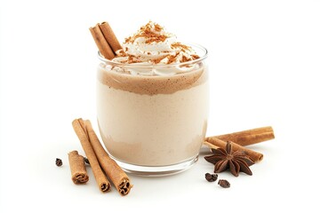 Chai tea isolated on white background