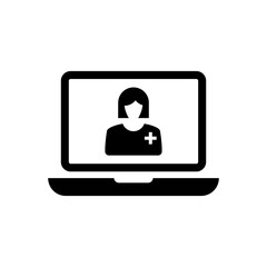 Online healthcare icon