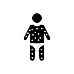 Skin allergy icon